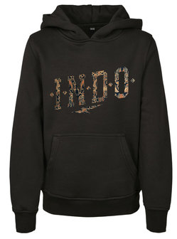 Batik Indo Classic - Kids Hoodie in Black