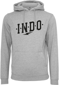 Indo Classic - Hoodie in Heather Grey