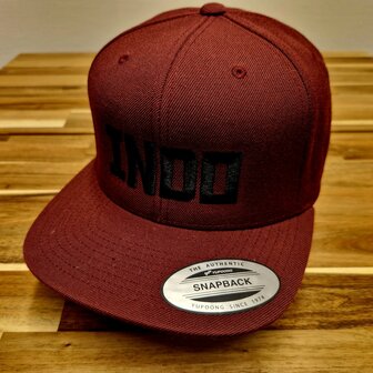 Indo Cap in Maroon Red