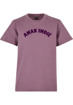 Anak Indi&euml; &#039;Kinderen uit Indi&euml;&#039; - Kids Tee on Grape Violet