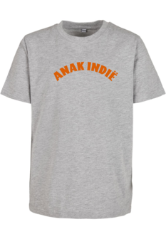 Anak Indi&euml; &#039;Kinderen uit Indi&euml;&#039; - Kids Tee on Grey