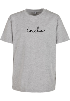 Indo Kids Tee - Heather Grey
