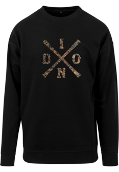 Batik Indo Cross - Sweater in Black