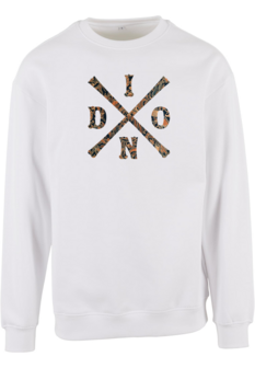 Batik Indo Cross - Sweater in White