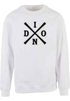 Indo Cross - Sweater in White