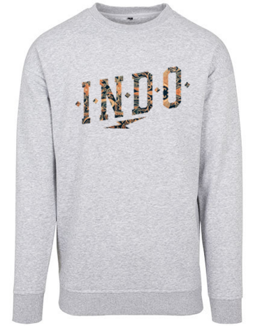 Batik Indo Classic - Sweater in Heather Grey