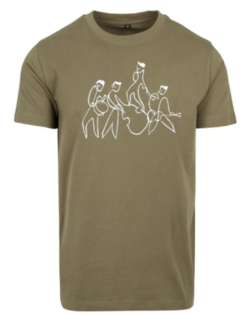 Ode aan de IndoRock - Tee in Olive