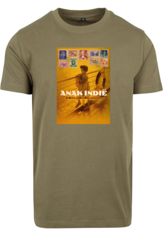 Anak Indië 'Movie Poster' - Tee in Olive 