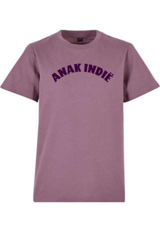 Anak Indië 'Kinderen uit Indië' - Kids Tee on Grape Violet