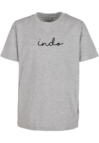 Indo Kids Tee - Heather Grey