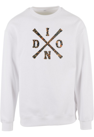 Batik Indo Cross - Sweater in White